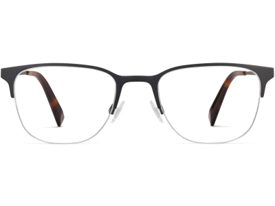 Front View Image of Wallis Eyeglasses Collection, by Warby Parker Brand, in Brushed Navy Color