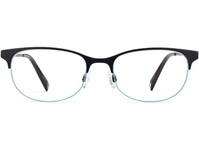 Front View Image of Clare Eyeglasses Collection, by Warby Parker Brand, in Brushed Ink Color