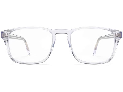 Front View Image of Bensen Eyeglasses Collection, by Warby Parker Brand, in Crystal Color