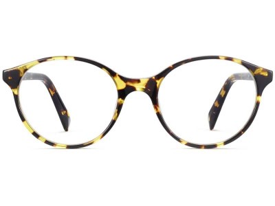 Front View Image of Farris Eyeglasses Collection, by Warby Parker Brand, in Mesquite Tortoise Color