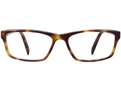 Front View Image of Godwin Eyeglasses Collection, by Warby Parker Brand, in Oak Barrel Color