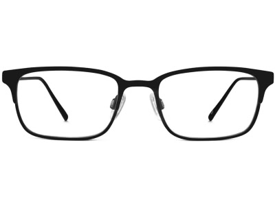 Front View Image of Hawthorne Eyeglasses Collection, by Warby Parker Brand, in Black Ink Color