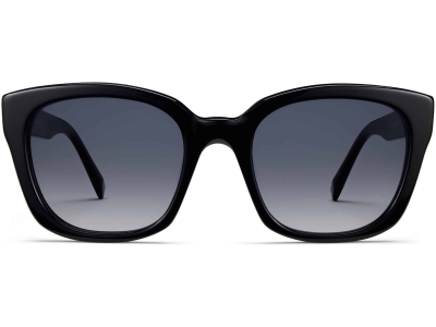 Front View Image of Aubrey Sunglasses Collection, by Warby Parker Brand, in Jet Black Color