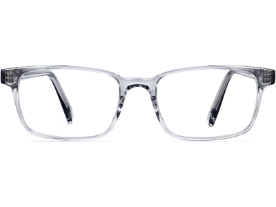 Front View Image of Crane Eyeglasses Collection, by Warby Parker Brand, in Sea Glass Grey Color