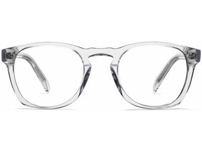 Front View Image of Topper Eyeglasses Collection, by Warby Parker Brand, in Crystal Color