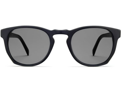 Front View Image of Topper Sunglasses Collection, by Warby Parker Brand, in Black Matte Eclipse Color