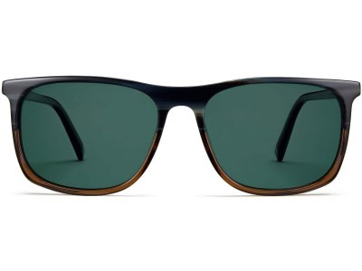 Front View Image of Fletcher Sunglasses Collection, by Warby Parker Brand, in Antique Shale Fade Color