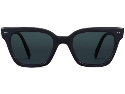 Front View Image of Beale Sunglasses Collection, by Warby Parker Brand, in Jet Black Color