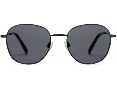 Front View Image of Cyrus Sunglasses Collection, by Warby Parker Brand, in Brushed Ink Color