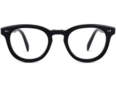 Front View Image of Ainsley Eyeglasses Collection, by Warby Parker Brand, in Jet Black Color