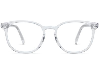 Front View Image of Carlton Eyeglasses Collection, by Warby Parker Brand, in Crystal Color