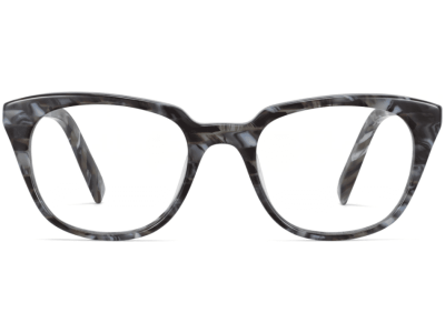 Front View Image of Chelsea Eyeglasses Collection, by Warby Parker Brand, in Striped Marble Color