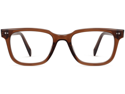 Front View Image of Conley Eyeglasses Collection, by Warby Parker Brand, in Cacao Crystal Color
