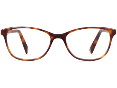 Front View Image of Daisy Eyeglasses Collection, by Warby Parker Brand, in Oak Barrel Color