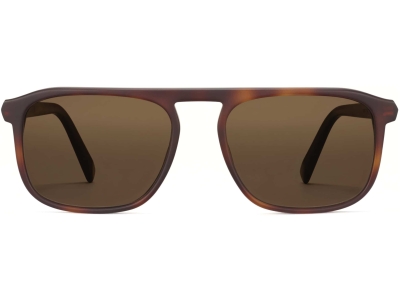Front View Image of Lyon Sunglasses Collection, by Warby Parker Brand, in Rye Tortoise Matte Color