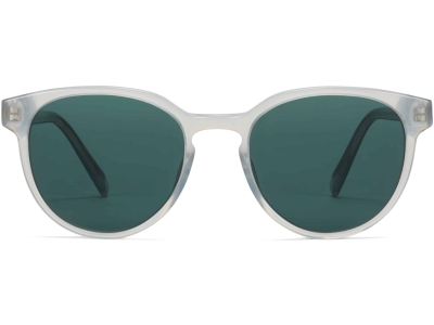 Front View Image of Wright Sunglasses Collection, by Warby Parker Brand, in Glacier Grey Color