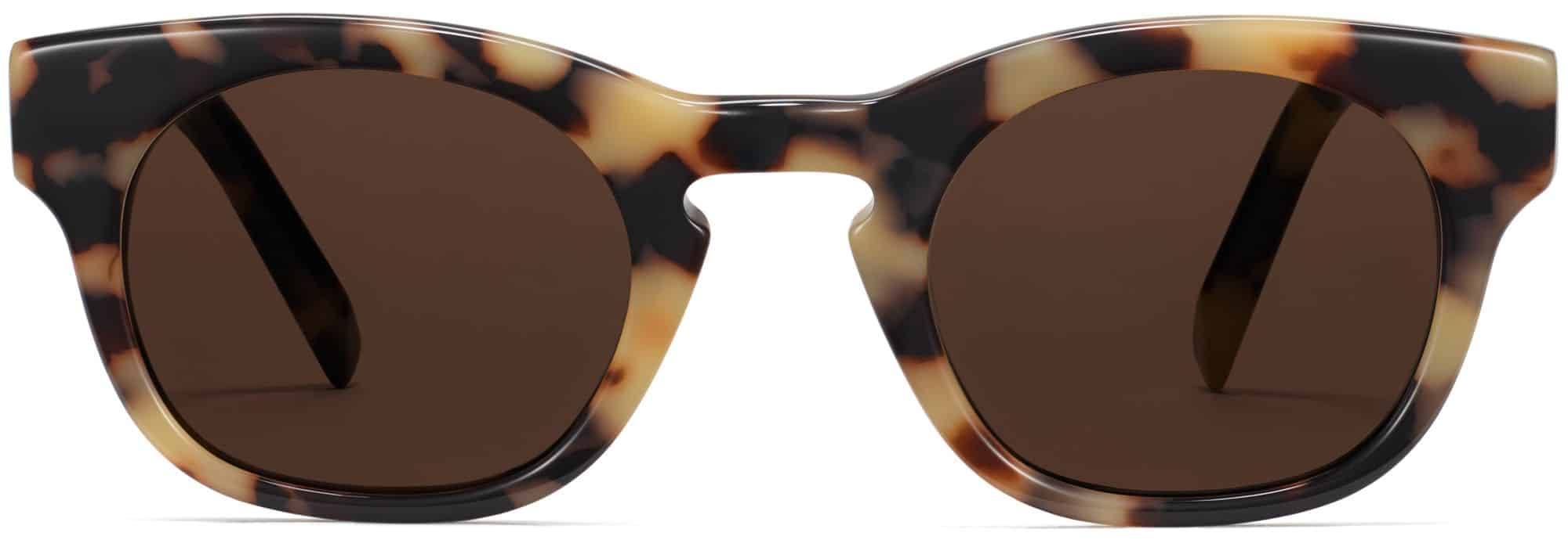 Front View Image of Kimball Sunglasses Collection, by Warby Parker Brand, Marzipan Tortoise Color