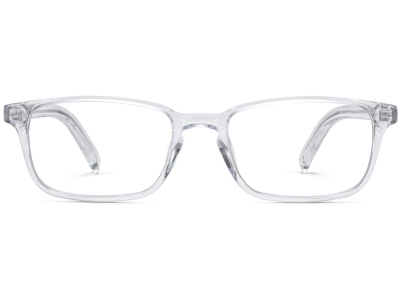 Front View Image of Hardy Eyeglasses Collection, by Warby Parker Brand, in Crystal Color