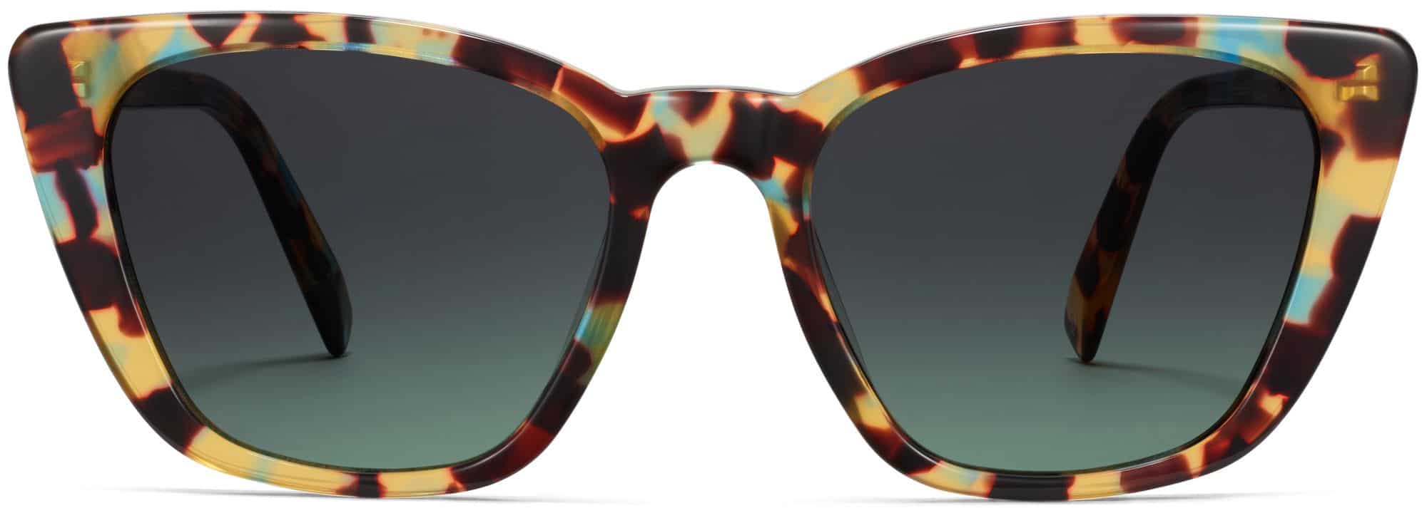 Front View Image of Janelle Sunglasses Collection, by Warby Parker Brand, Seashore Tortoise Color