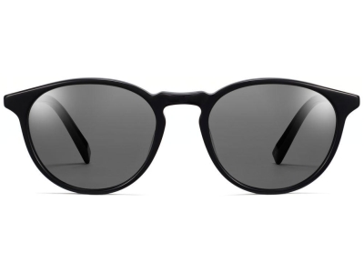 Front View Image of Butler Sunglasses Collection, by Warby Parker Brand, Jet Black Color