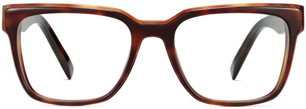 Front View Image of Cumberland Eyeglasses Collection, by Warby Parker Brand, in Burnt Umber Tortoise with Marcona Tortoise Color