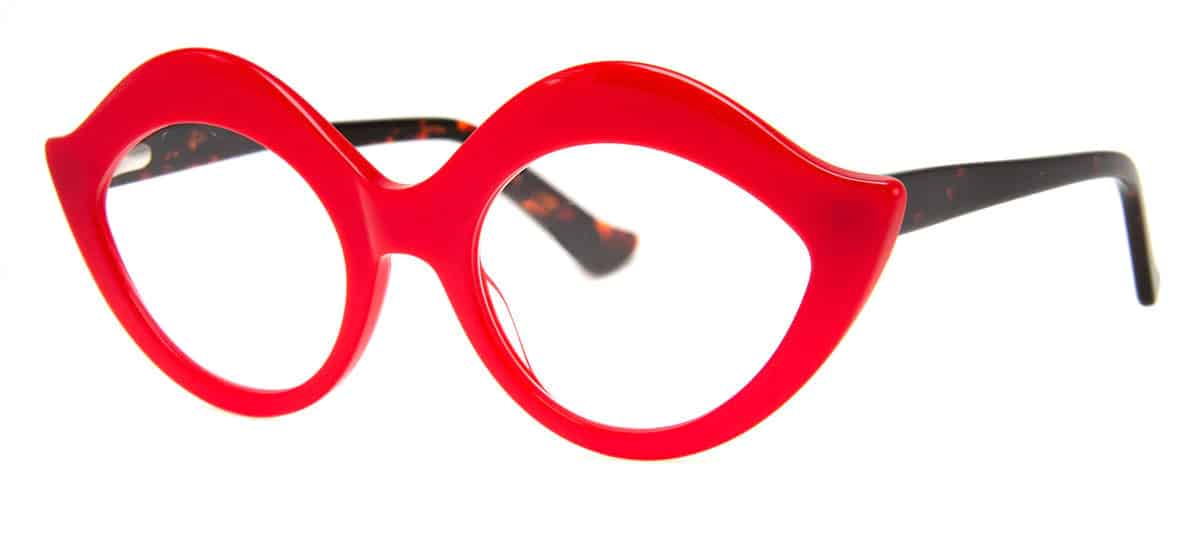 The Nile Reading Glasses Angle View Red