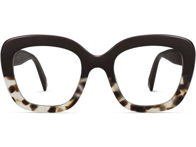Front View Image of Gabriela Eyeglasses Collection, by Warby Parker Brand, in Ganache Tortoise Fade Color